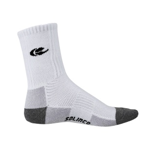 Solinco Tennis Socks Crew Heaven White Men's White - 1 Pair